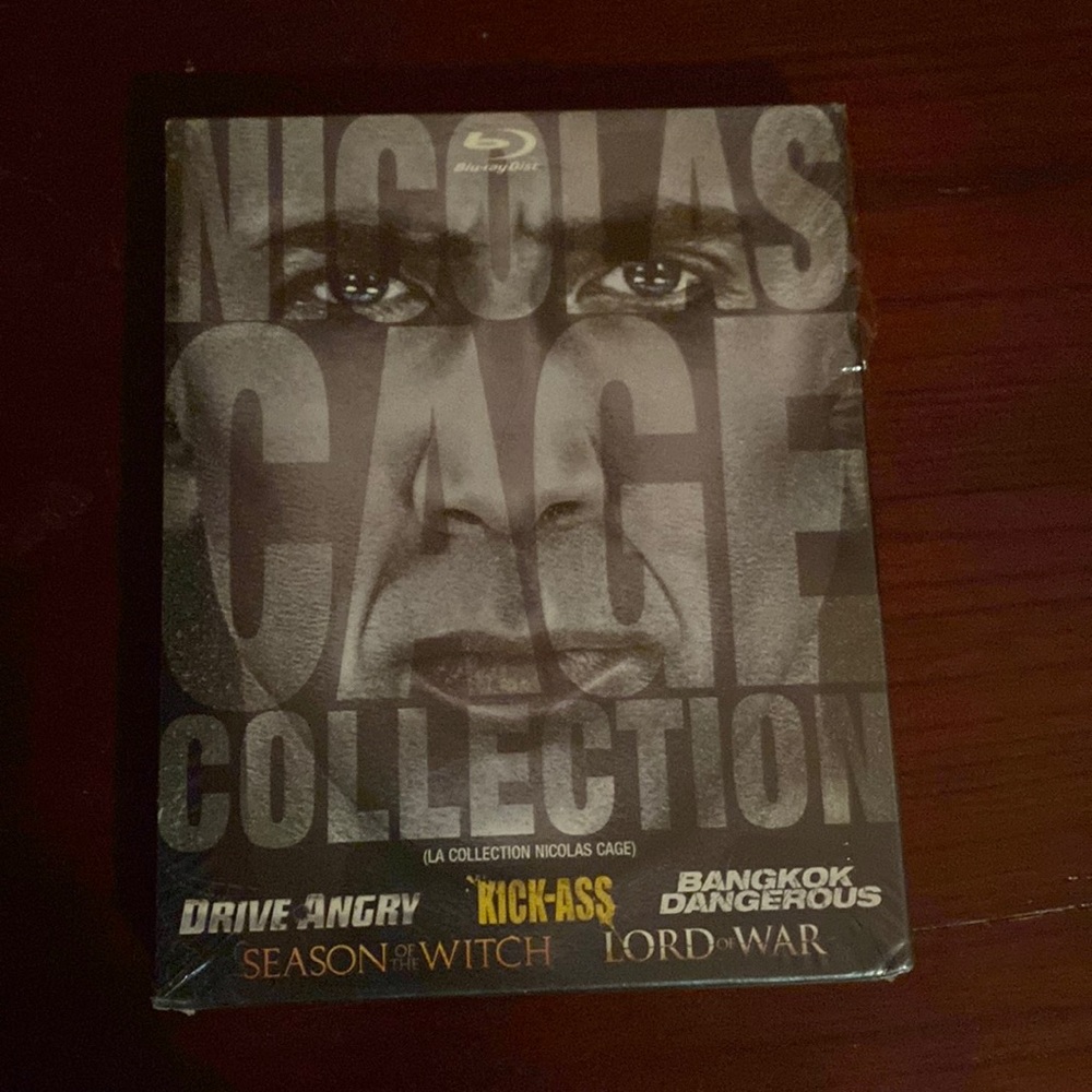 Nicolas Cage sealed 5 movie Blu-Ray Collection